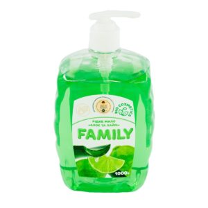 Рідке крем-мило для рук For my Family «Алое та лайм», 1 л