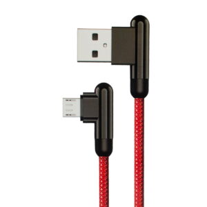 USB кабель для зарядки Zidan KSC-125 Micro USB, червоного кольору